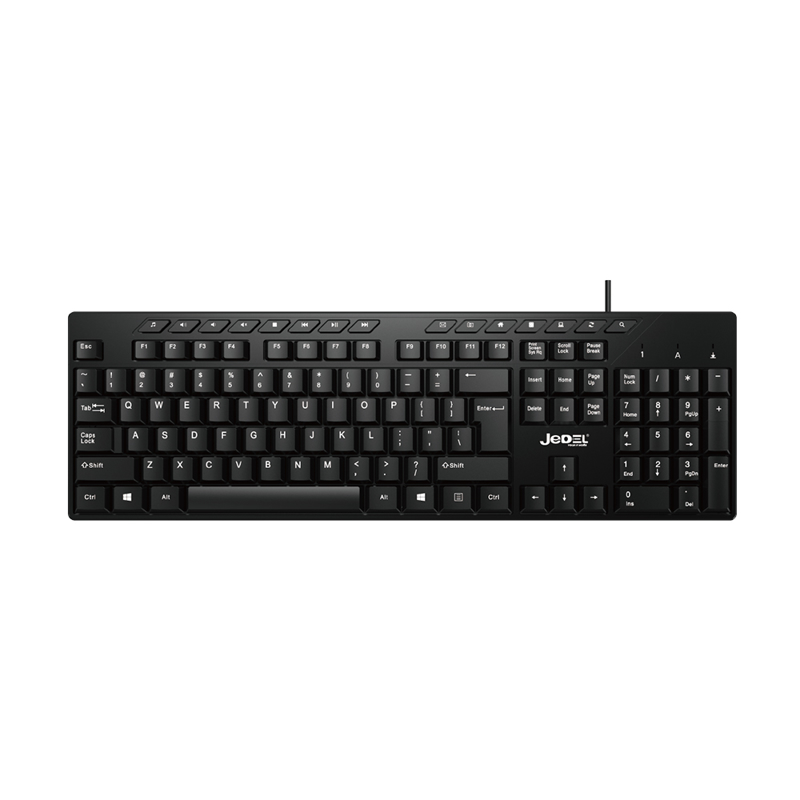 Slika od Tastatura kancelarijska K519 crna JEDEL