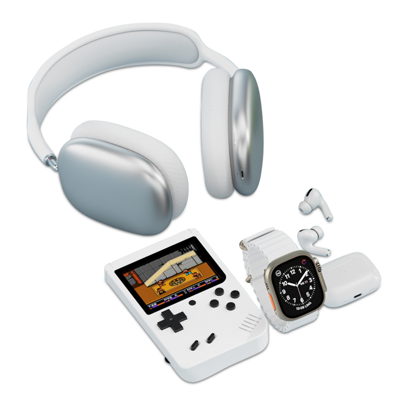 Slika od KARLER BASS K13-Combo set (smart watch, konzola, TWS / AirPods Max Bluetooth slusalice ) bela