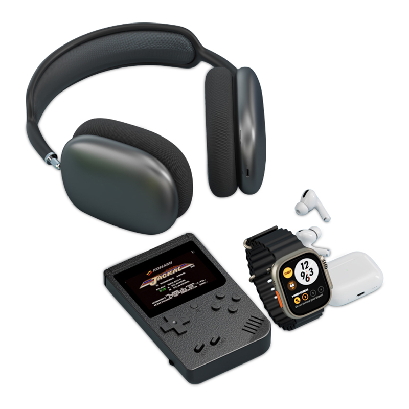 Slika od KARLER BASS K13-Combo set (smart watch, konzola, TWS / AirPods Max Bluetooth slusalice ) crna