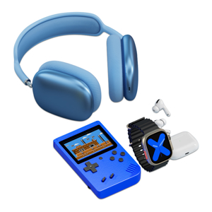 Slika od KARLER BASS K13-Combo set (smart watch, konzola, TWS / AirPods Max Bluetooth slusalice ) plava