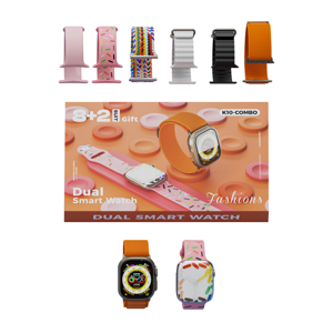 Slika od KARLER BASS K10-Combo set (2 x smart watch, 8 narukvica ) narandzasti