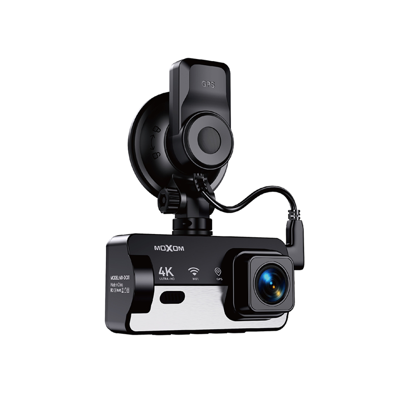 Slika od Auto kamera Moxom MX-DC01 dual 4K+720p WiFi crna
