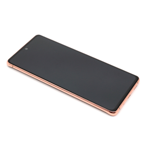 Slika od LCD za Samsung G780 Galaxy S20 FE 2020 + touchscreen + frame orange Full ORG EU