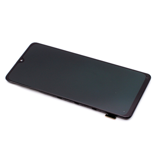 Slika od LCD za Samsung A415F Galaxy A41 + touchscreen + frame black OLED