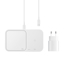 Slika od Samsung bezicni punjac + kuani punjae P5400-TBE duo 15W beli FULL ORG