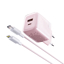 Slika od Kucni punjac Moxom MX-HC206 18W FAST PD 20W Type C na lightning pink