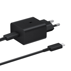 Slika od Kucni punjac PD 45W fast charger Type C na Type C crni HQ