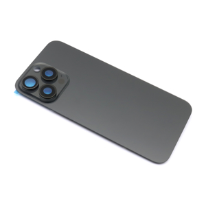 Slika od Poklopac baterije za Iphone 15 Pro Max Black Titanium (NO LOGO)