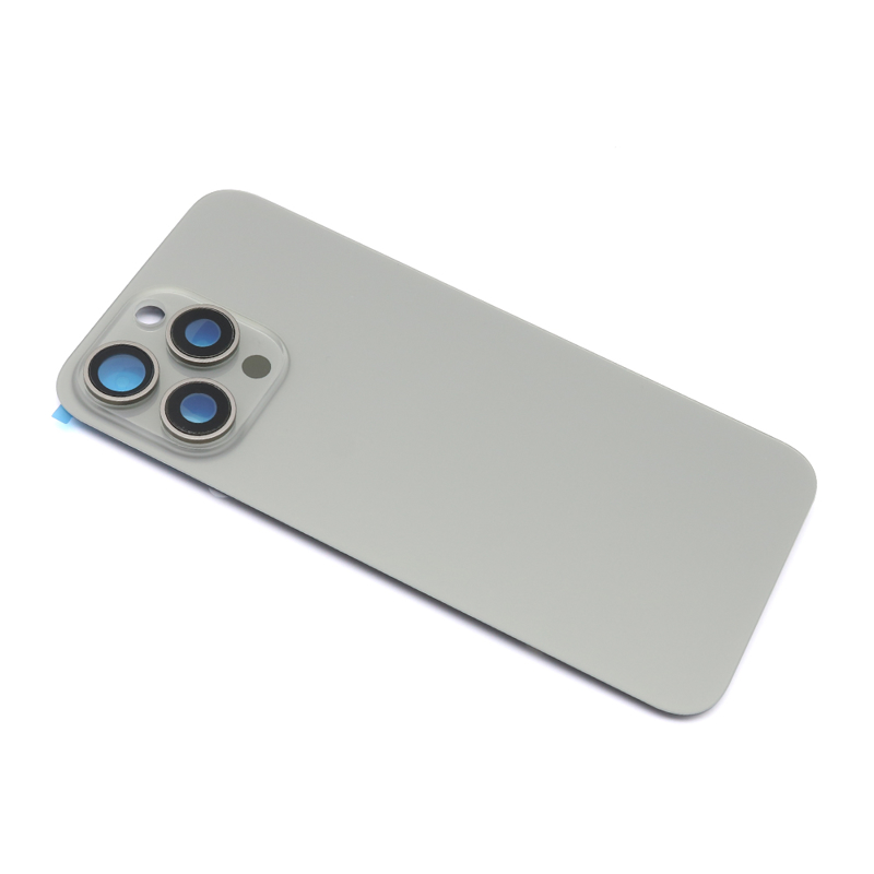 Slika od Poklopac baterije za Iphone 15 Pro Max Natural Titanium (NO LOGO)