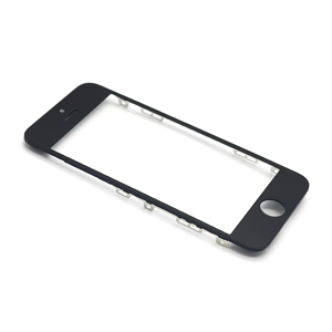 Slika od Staklo touch screen-a za Iphone 5S sa frejmom + OCA sticker black