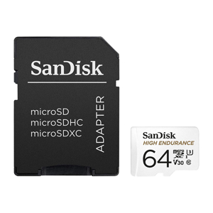 Slika od Memorijska kartica SanDisk SDHC 64GB Endurance micro 100MB/s 40MB/s Class10 U3/V30+SD sa adapterom
