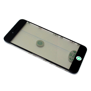 Slika od Staklo touch screen-a za Iphone 6S Plus sa frejmom + oca i polaroid black ORG