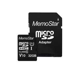 Slika od Memorijska kartica MemoStar Micro SD 32GB U1 V10 + SD adapter