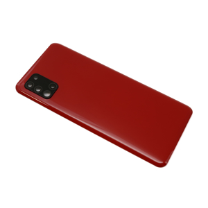 Slika od Poklopac baterije za Samsung A315/Galaxy A31 2020 crveni + staklo kamere (NO LOGO)