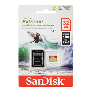 Slika od Memorijska kartica SanDisk SDHC 32GB Micro SD Extreme 100MB/s V30 UHS-I U3+ SD adapterom