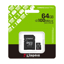 Slika od Memorijska kartica Kingston Select Plus Micro SD 64GB Class 10 UHS U1 / V10 150MB/s + SD adapter