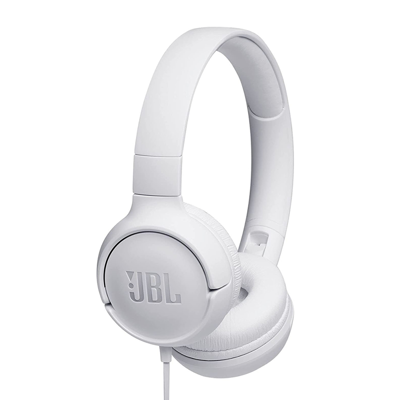 Slika od Slusalice JBL T500 Wired On-Ear bele Full ORG (T500WHT)