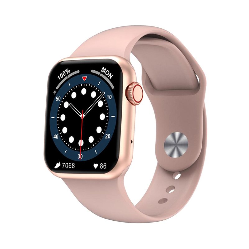 Slika od Smart Watch DT100 Pro Plus roze (silikonska narukvica)