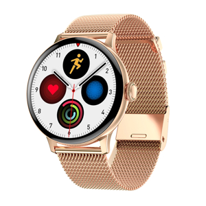 Slika od Smart Watch DT2 zlatni (metalna narukvica)