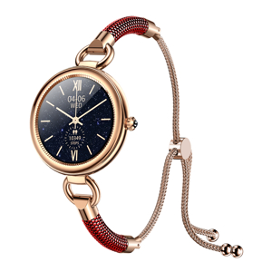 Slika od Smart Watch CF11 zlatno-crveni (metalna narukvica)