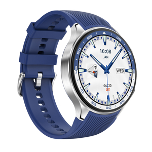 Slika od Smart watch DT Watch X plavi (plava silikonska i braon kozna narukvica)