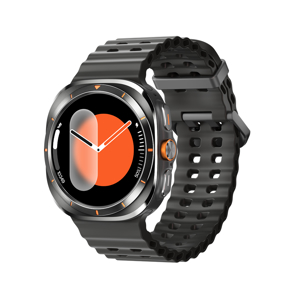 Slika od Smart watch W7 Watch Ultra crni (crna silikonska narukvica)