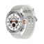 Slika od Smart watch W7 Watch Ultra srebrni (bela silikonska narukvica)