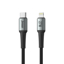 Slika od USB data kabal Superior SU-K109 pleteni 27W 3A Type-C na Lightning 2m crni