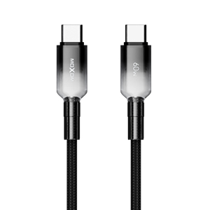 Slika od USB data kabal MOXOM MX-CB309 PD 60W Fast Type-C na Type-C crni