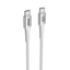 Slika od USB data kabal Superior SU-K152 pleteni Fast 100W 5A Type C to Type C 1m beli
