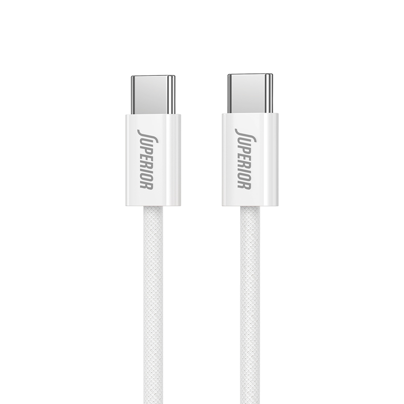 Slika od USB data kabal Superior SU-K1025 Type C na Type C 60W 1m beli