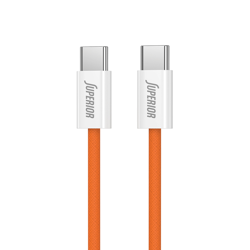 Slika od USB data kabal Superior SU-K1025 Type C na Type C 60W 1m narandžasti