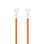 Slika od USB data kabal MOXOM MX-CB369 pleteni Fast 60W 3A Type-C na Type-C 1m narandzasti