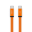 Slika od USB data kabal MOXOM MX-CB372 pleteni Fast 60W 3A Type-C na Type-C 1m narandzasti