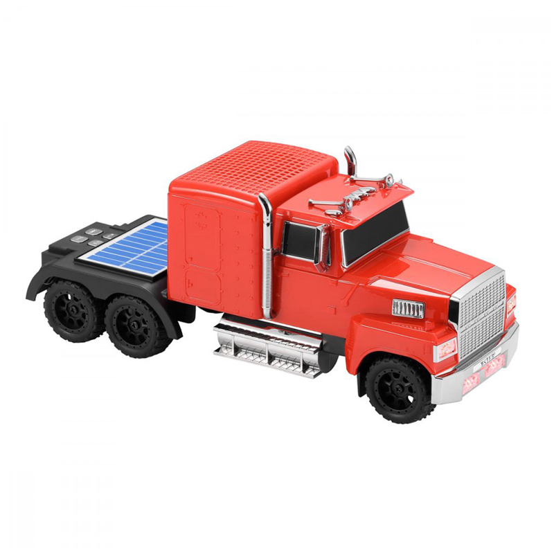 Slika od Zvucnik bluetooth WS-693 sa solarnim punjenjem kamion crveni