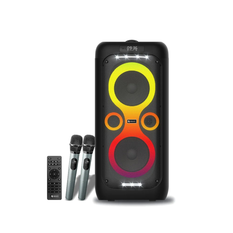 Slika od Zvucnik Bluetooth S-222 SONIC PRO double 6.5inch sa dva mikrofona crni