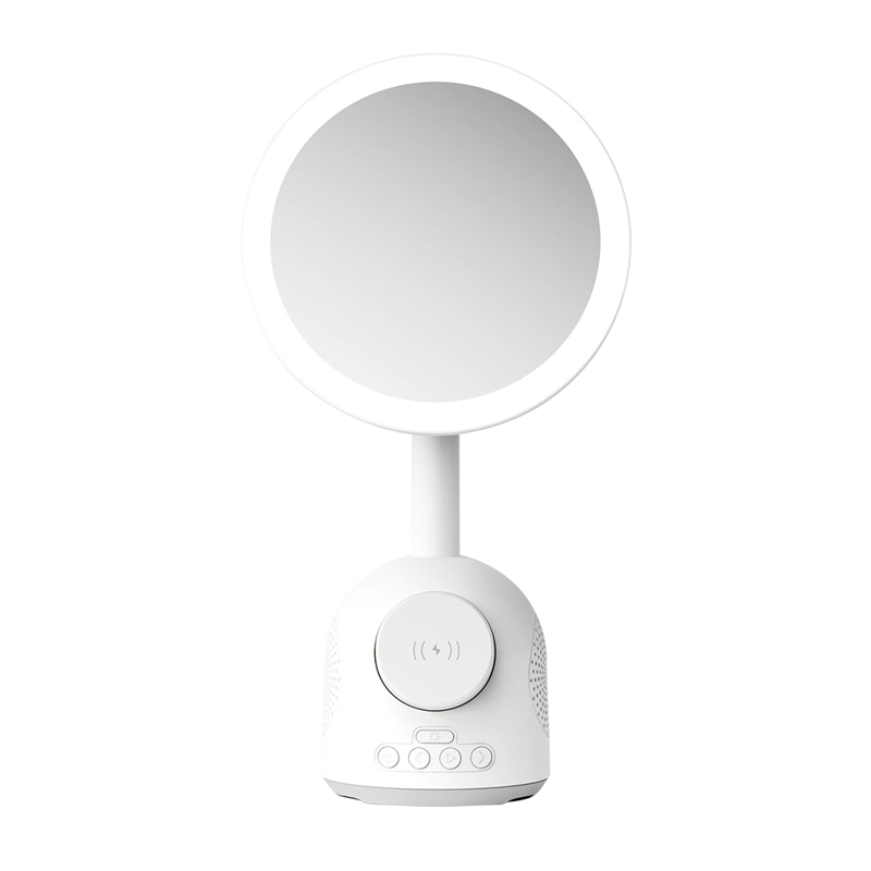 Slika od Zvucnik bluetooth + Ogledalo makeup + Bezicni punjac MagSafe SY-W02250 beli