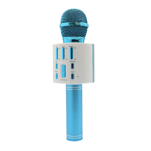 Slika od Mikrofon Bluetooth V8 plavi
