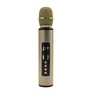 Slika od Mikrofon Bluetooth K5 zlatni